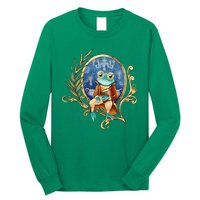 Magic Wizard Frog Fantasy Long Sleeve Shirt