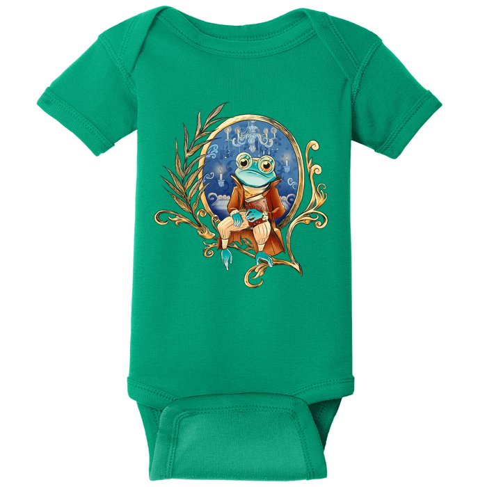 Magic Wizard Frog Fantasy Baby Bodysuit