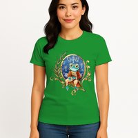 Magic Wizard Frog Fantasy Womens T-Shirt