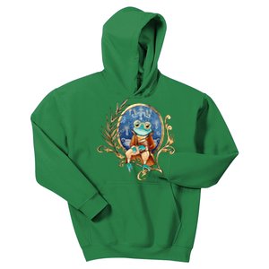 Magic Wizard Frog Fantasy Kids Hoodie