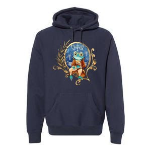 Magic Wizard Frog Fantasy Premium Hoodie