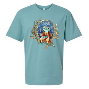 Magic Wizard Frog Fantasy Sueded Cloud Jersey T-Shirt