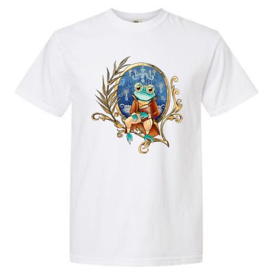 Magic Wizard Frog Fantasy Garment-Dyed Heavyweight T-Shirt