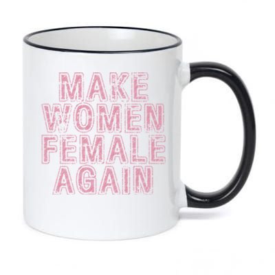 Make Women Female Again 11oz Black Color Changing Mug