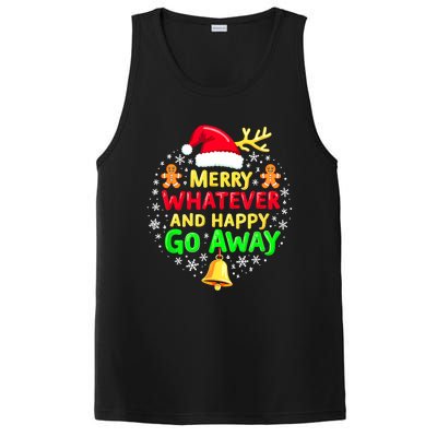 Merry Whatever Funny Christmas Quote Ugly Xmas Pj PosiCharge Competitor Tank