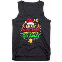 Merry Whatever Funny Christmas Quote Ugly Xmas Pj Tank Top