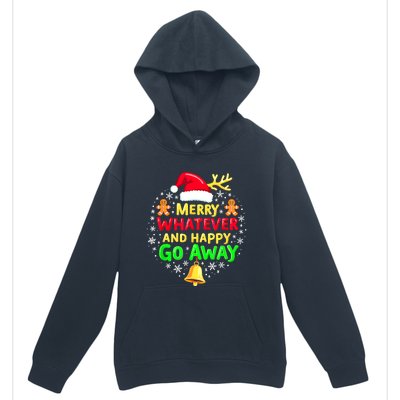 Merry Whatever Funny Christmas Quote Ugly Xmas Pj Urban Pullover Hoodie