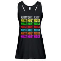 Moist Word Funny Read My For Moisture And Moist Lover Ladies Essential Flowy Tank