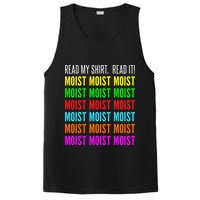 Moist Word Funny Read My For Moisture And Moist Lover PosiCharge Competitor Tank