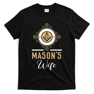 Mason's Wife Freemason Masonic Fraternal Freemasonry T-Shirt