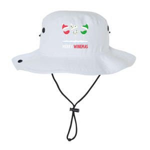 Merry Winemas Funny Christmas Spirits Glasses Of Wine Xmas Cool Gift Legacy Cool Fit Booney Bucket Hat