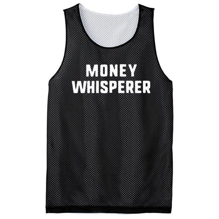 Money Whisperer Funny Maker Investing Finance Gift Christmas Mesh Reversible Basketball Jersey Tank