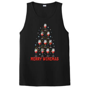 Merry Winemas Funny Ugly Christmas Gift PosiCharge Competitor Tank