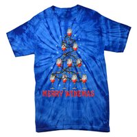 Merry Winemas Funny Ugly Christmas Gift Tie-Dye T-Shirt