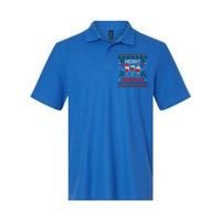 Merry Winemas Funny Wine Ing Ugly Christmas Gift Softstyle Adult Sport Polo