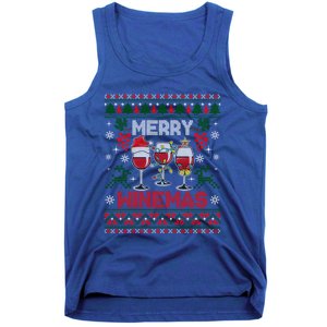 Merry Winemas Funny Wine Ing Ugly Christmas Gift Tank Top