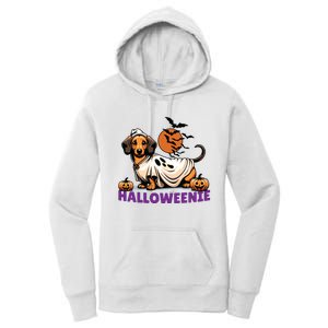 My Weenie Funny Dog Halloweenie Dachshund Weiner Halloween Women's Pullover Hoodie