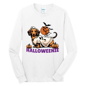 My Weenie Funny Dog Halloweenie Dachshund Weiner Halloween Tall Long Sleeve T-Shirt