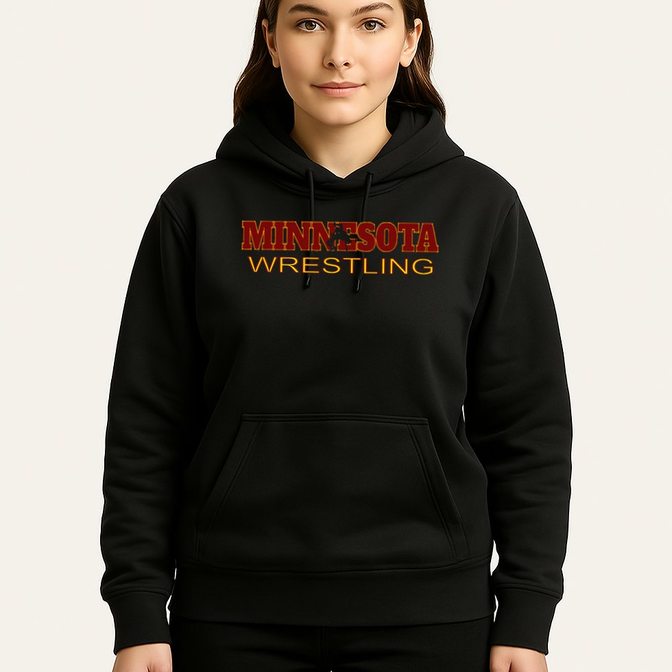 Minnesota Wrestling Freestyle Wrestler Gift State Pride Mn Hoodie