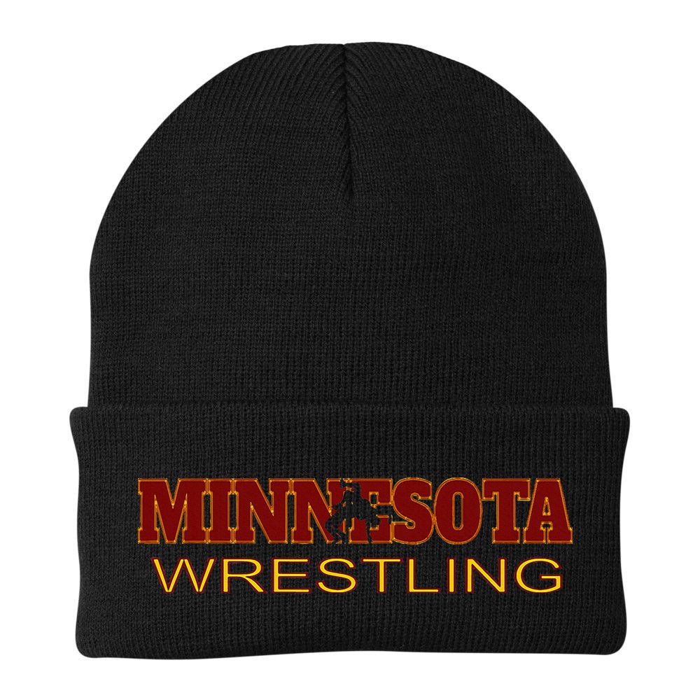 Minnesota Wrestling Freestyle Wrestler Gift State Pride Mn Beanie