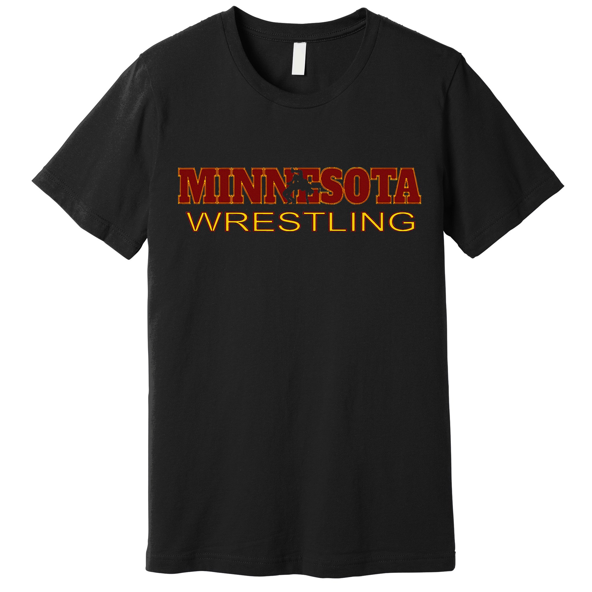 Minnesota Wrestling Freestyle Wrestler Gift State Pride Mn Premium T-Shirt