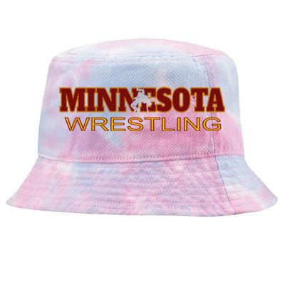 Minnesota Wrestling Freestyle Wrestler Gift State Pride Mn Gift Tie-Dyed Bucket Hat