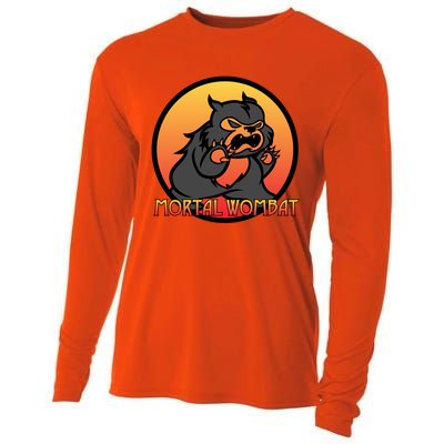 Mortal Wombat Funny Animals For Gamer Cooling Performance Long Sleeve Crew