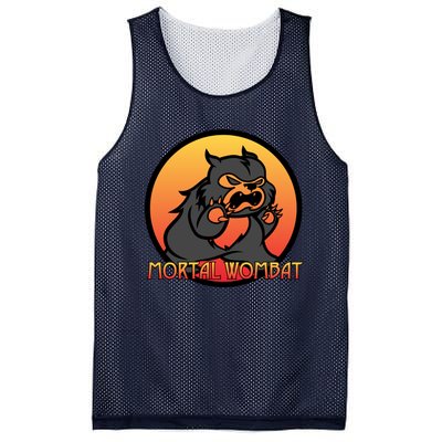 Mortal Wombat Funny Animals For Gamer Mesh Reversible Basketball Jersey Tank