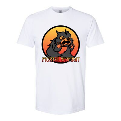 Mortal Wombat Funny Animals For Gamer Softstyle® CVC T-Shirt