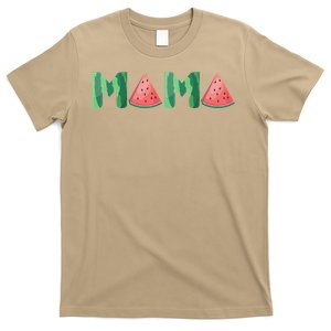 Mama Watermelon Funny Summer Fruit Gift Great Mother's Day T-Shirt