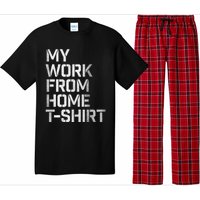 My Work From Home Shirts Pajama Set