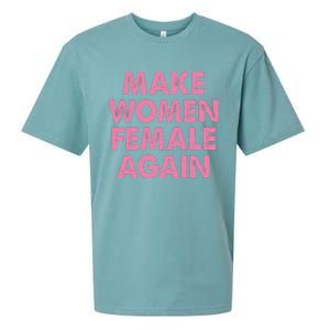 Make Women Female Again Sueded Cloud Jersey T-Shirt