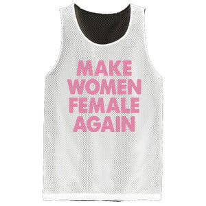 Make Women Female Again Mesh Reversible Basketball Jersey Tank