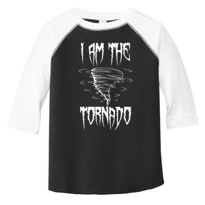 Meteorologist Weather Forecaster Weatherman I Am The Tornado Toddler Fine Jersey T-Shirt