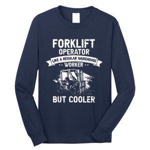 Men Warehouse Forklift Driver And Forklift Driver Designs Long Sleeve Shirt