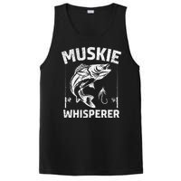 Muskie Whisperer Funny Fishing Gift Idea PosiCharge Competitor Tank