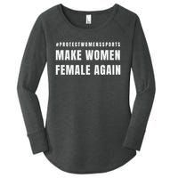 Make Women Female Again Women's Perfect Tri Tunic Long Sleeve Shirt