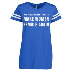 Make Women Female Again Enza Ladies Jersey Football T-Shirt