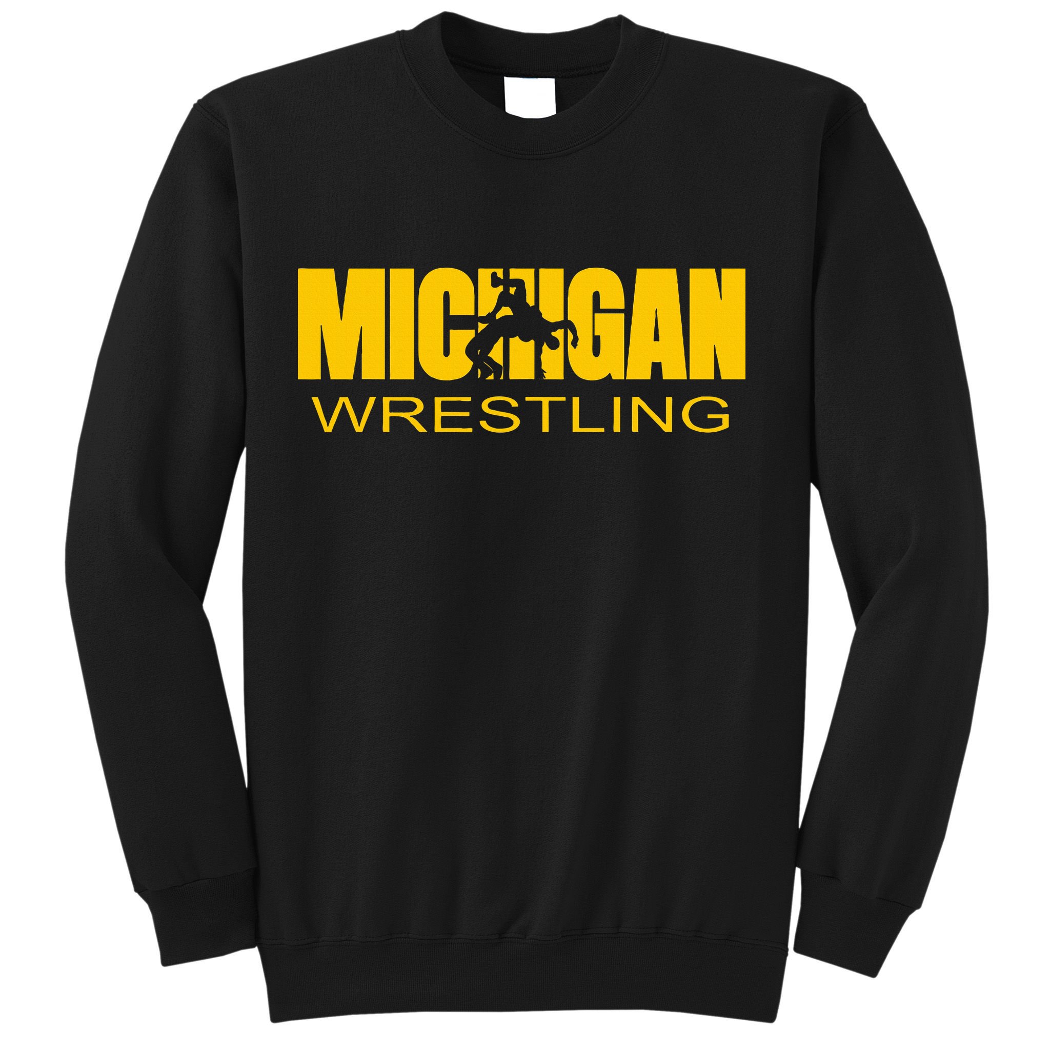 Michigan Wrestling Freestyle Wrestler Mi The Wolverine State Sweatshirt