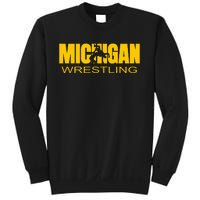 Michigan Wrestling Freestyle Wrestler Mi The Wolverine State Sweatshirt