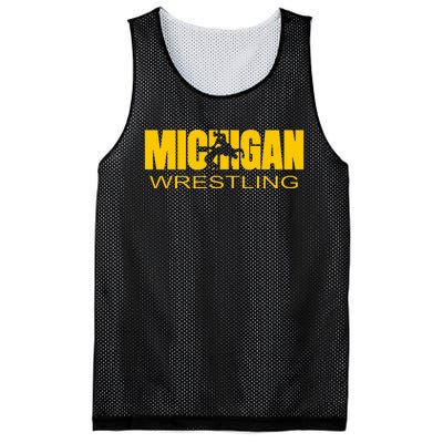 Michigan Wrestling Freestyle Wrestler Mi The Wolverine State Mesh Reversible Basketball Jersey Tank