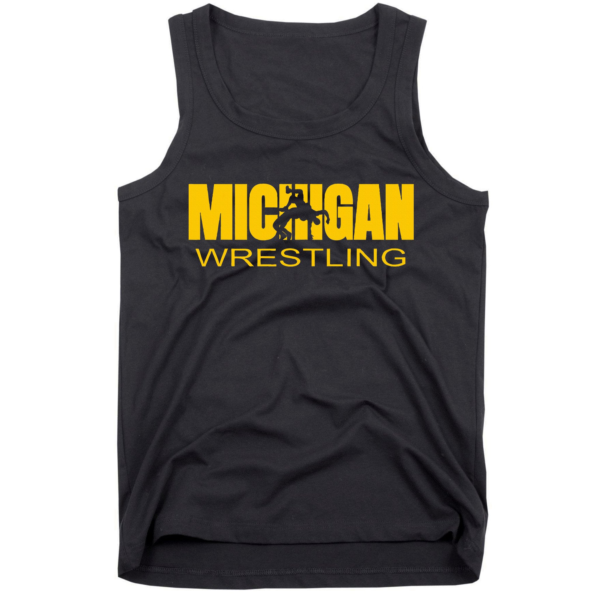 Michigan Wrestling Freestyle Wrestler Mi The Wolverine State Tank Top