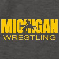 Michigan Wrestling Freestyle Wrestler Mi The Wolverine State Vector Backpack