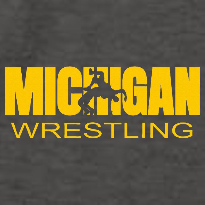 Michigan Wrestling Freestyle Wrestler Mi The Wolverine State Vector Backpack