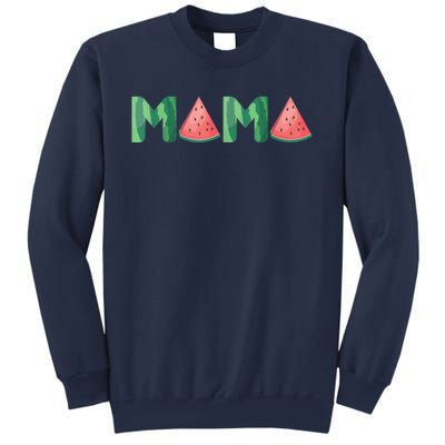 Mama Watermelon Funny Summer Fruit Gift - Great Mother's Day Sweatshirt