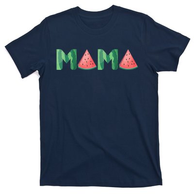 Mama Watermelon Funny Summer Fruit Gift - Great Mother's Day T-Shirt