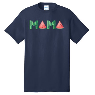 Mama Watermelon Funny Summer Fruit Gift - Great Mother's Day Tall T-Shirt