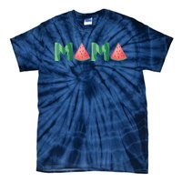 Mama Watermelon Funny Summer Fruit Gift - Great Mother's Day Tie-Dye T-Shirt