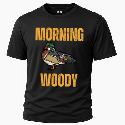 Morning Woody Funny Duck Hunting Gift Performance Shirt