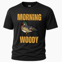 Morning Woody Funny Duck Hunting Gift Cooling Performance Crew T-Shirt